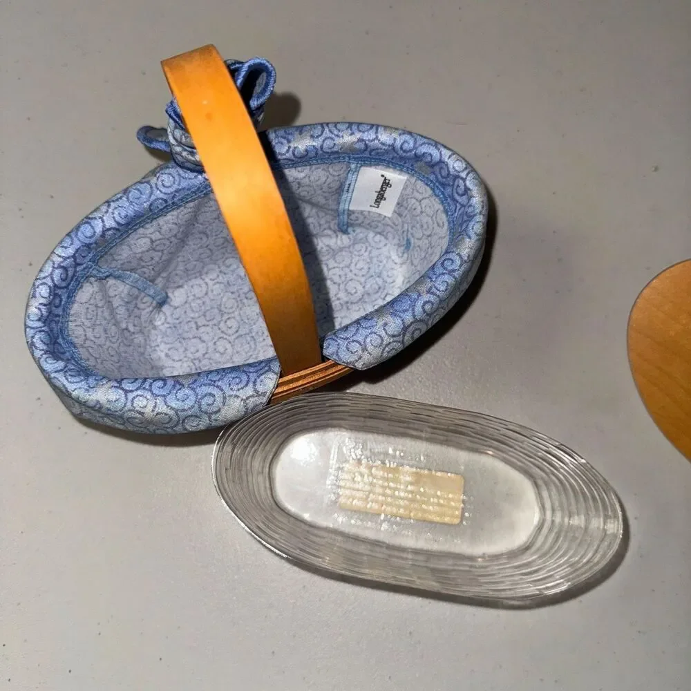 Longaberger 2000 Century Celebration Cheers Basket Liner Star Hang Tag COllect